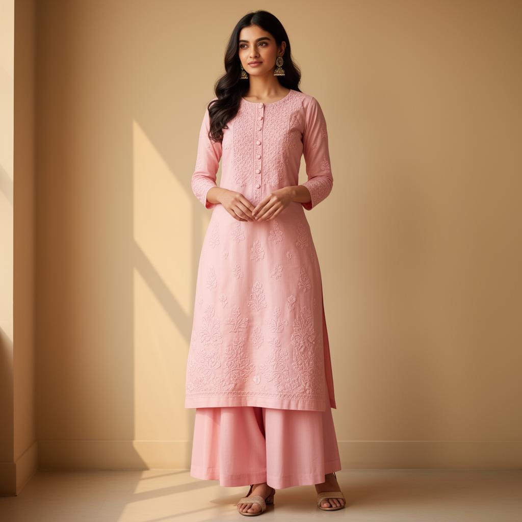Gulnaaz Chikankari Kurti